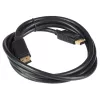 Cavo DisplayPort Akyga AK-AV-10, connettore maschio/maschio, connettori placcati oro, 1,8 m, nero