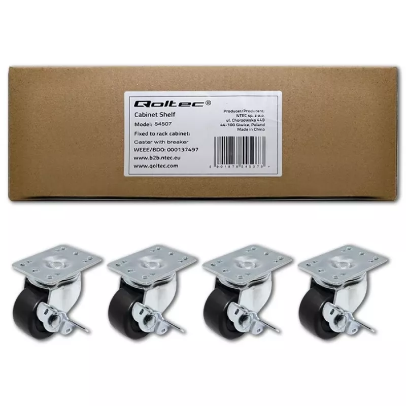 Qoltec - Kit ruote per rack - wi