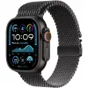 Cinturino Milanese in titanio nero 49 mm – L