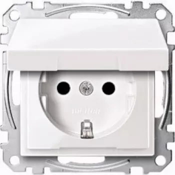 Presa CEE 7/3 Merten MEG2310-0325 bianco 250V 16A