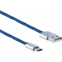 Cavo USB ShiverPeaks BS14-50024 USB 2.0 2m USB A USB C blu