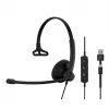 Cuffie EPOS IMPACT 100 MS Mono USB-C+A con filo leggere 51g