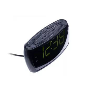 Radio sveglia Adler AD 1121 — radio sveglia, sintonizzatore FM/AM, display LED, batteria di backup, nero