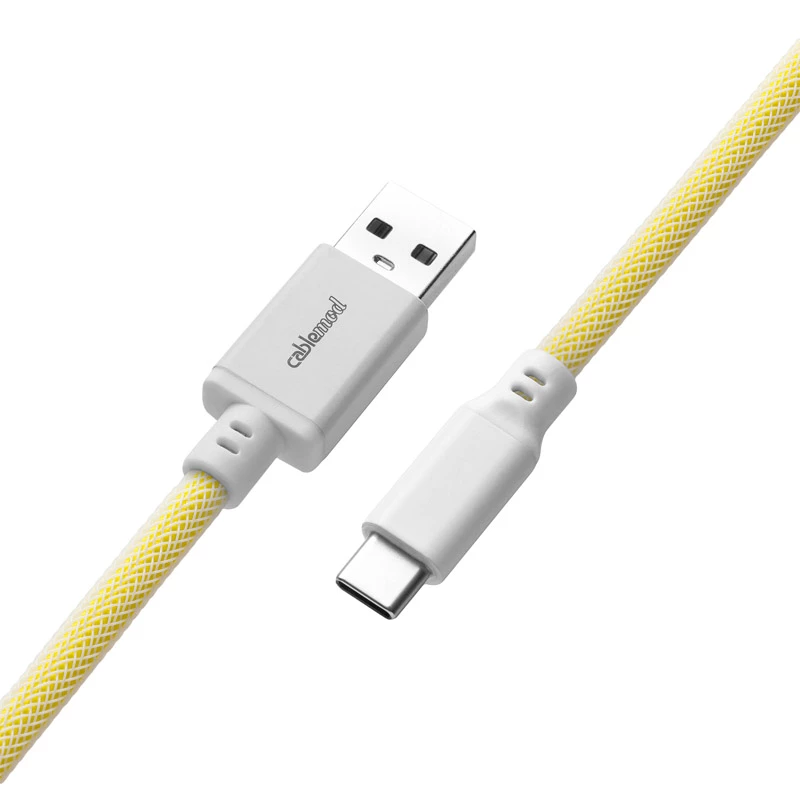 Cavo USB Cablemod CM-CKCA-CW-YW150YW-R 1,5 m USB A USB C giallo (CM-CKCA-CW-YW150YW-R)