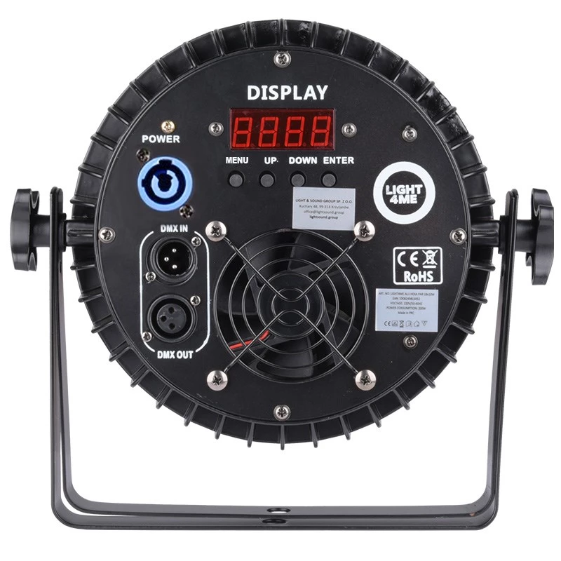 LIGHT4ME ALU QUAD PAR 18x6W RGBW - faretto da palco
