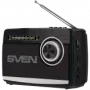 Altoparlante SVEN SRP-155, nero (3W, Bluetooth, FM/AM/SW, USB, microSD, torcia, batteria ricaricabile)