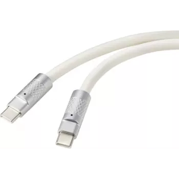 Renkforce cavo USB-C® USB 2.0 connettore USB-C®, connettore USB-C® 1,00 m bianco RF-6056876 (RF-6056876)
