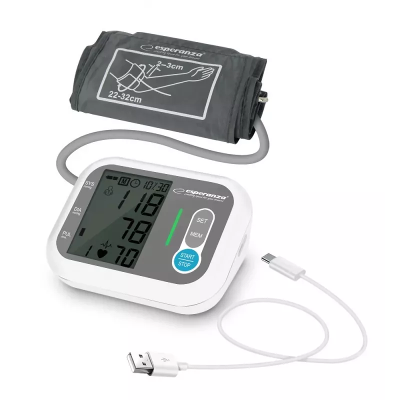 Misuratore di pressione sanguigna Esperanza ECB005 misurazione automatica con display LCD