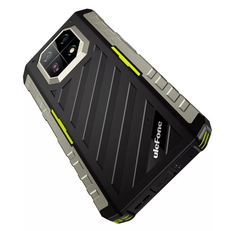Smartphone robusto UleFone Armor 22 4G, 9 GB RAM, 128 GB memoria, IP69K, verde