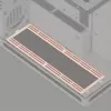 HAVN HS 420 supporto ventole inferiore - bianco