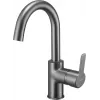 deante Rubinetto per lavabo BQA D24M, cromo, risparmio idrico