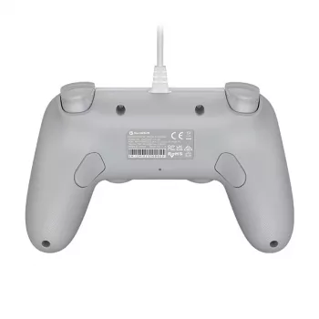 Controller gaming con filo GameSir T3 Lite WT bianco – controller con filo ergonomico, compatibile con PC