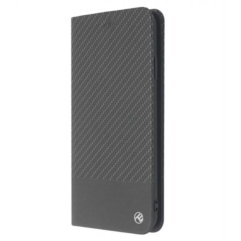 Custodia a libro per telefono Tellur Carbon per iPhone XS – nero