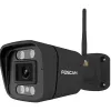 Foscam V8P telecamera WiFi bullet per esterni, 8 MP 4K (3840x2160), WiFi dual-band, faro, sirena, visione notturna, nera