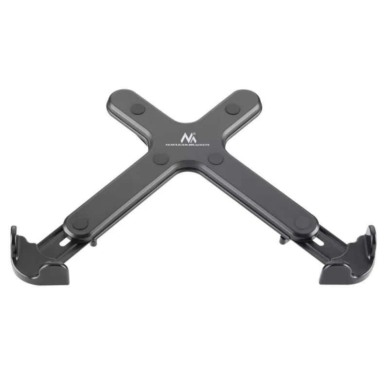 Supporto da scrivania per notebook MACLEAN MC-836 — regolabile in altezza, design ergonomico, nero, per uso orizzontale del laptop (58,5×236×320 mm)