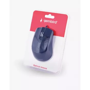 Gembird MUS-4B-01 Mouse ambidestro USB Type-A ottico 1200 DPI
