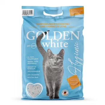 Lettiera per gatti Golden Grey 14 kg bentonite agglomerante, profumo di lavanda, senza polvere, non aderente