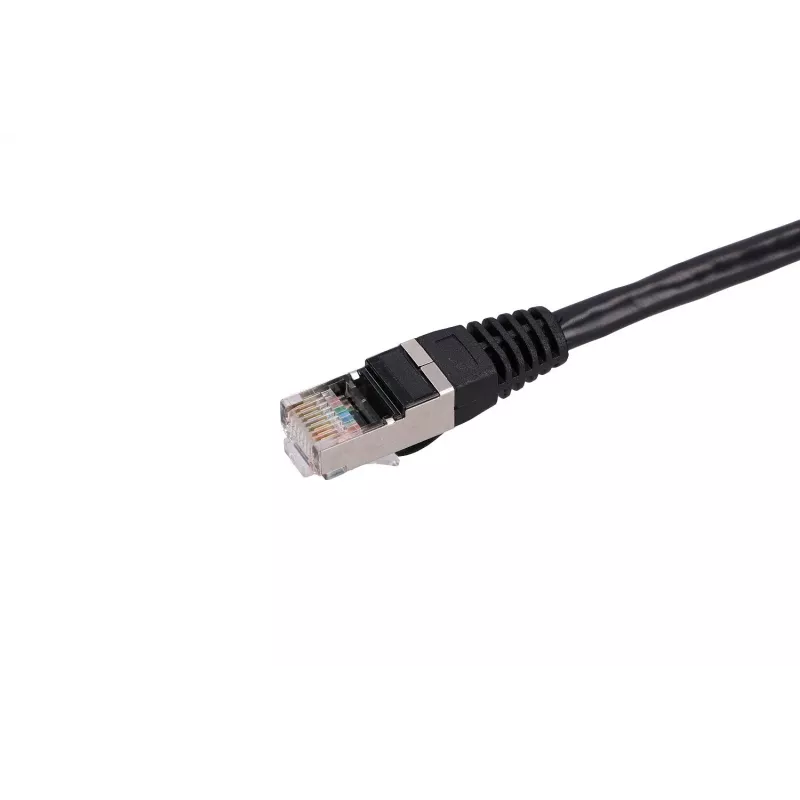 Cavo di rete Extralink cavo patch LAN Cat.5e RJ-45 F/UTP 0,5 m nero