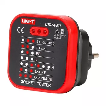 Tester per prese UNI-T UT07A-EU