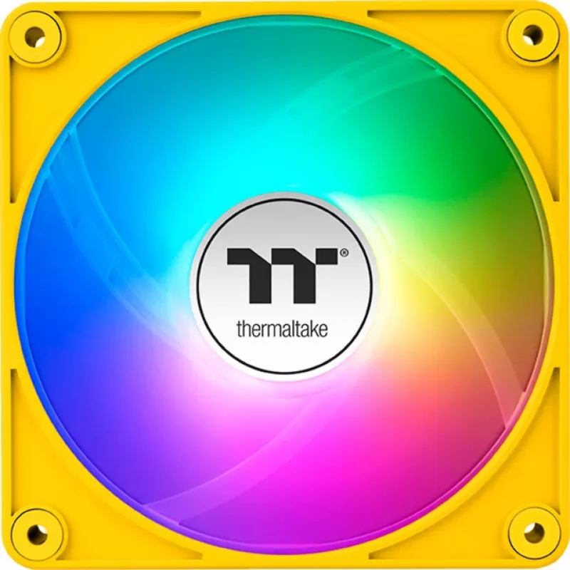 Ventole per case Thermaltake CT120 EX ARGB 120 mm giallo confezione da 3