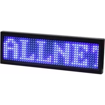 ALLNET targhetta nominativa elettronica programmabile seriale - colore blu