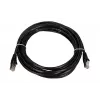 Cavo patch LAN Extralink Cat5e FTP 5 m, doppino in rame, RJ-45–RJ-45, nero