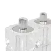 Macina sale e pepe Salter 7605 CLXR Twin design compatto, a batteria, macinatura regolabile
