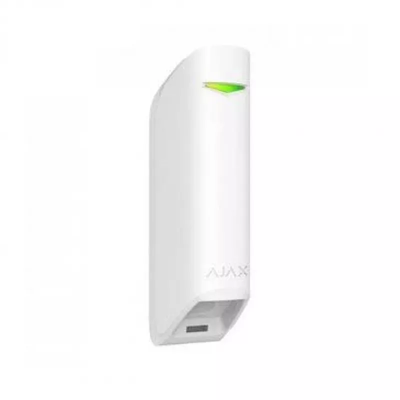 Sensore a infrarossi passivo Ajax 13268 wireless a parete bianco supporto di montaggio incluso