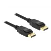 DeLOCK - Cavo DisplayPort - DisplayPort (M) a DisplayPort (M) - 1,5 m - Supporto 4K - nero (85508)