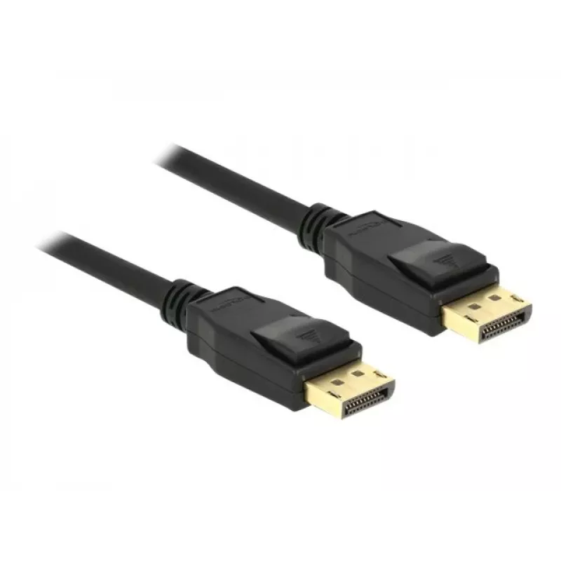 DeLOCK - Cavo DisplayPort - DisplayPort (M) a DisplayPort (M) - 1,5 m - Supporto 4K - nero (85508)