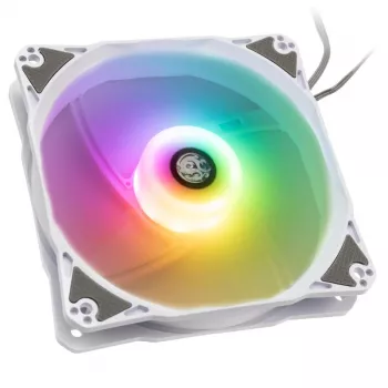 Ventola ARGB 120mm BitsPower Notos — bianco, modello BPTA-FX1812NTWH-1