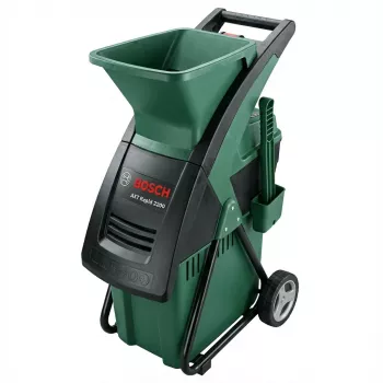 Biotrituratore elettrico Bosch AXT RAPID 2200 — motore da 2200 W, capacità di taglio fino a 40 mm