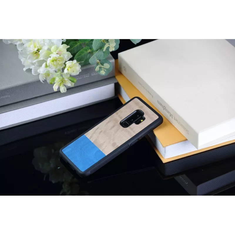 Custodia per smartphone man and wood per Galaxy S9 Plus — nero colombaccio