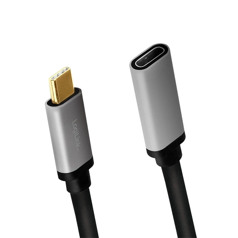 Cavo USB LogiLink USB 3.2 Gen 2 CUA0105 0,5 m USB-C nero grigio