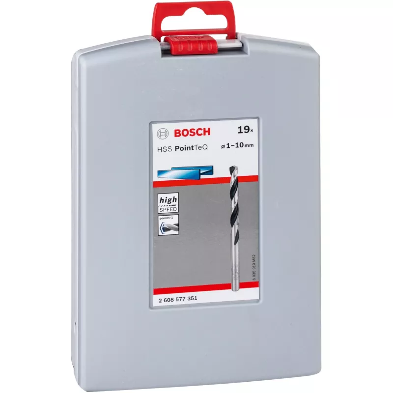 Set di punte elicoidali Bosch HSS PointTeQ