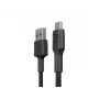 Cavo USB 2.0 Green Cell KABGC23, USB A a Micro-USB B, 0,3 m, nero