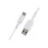 Cavo USB Belkin CAB001BT2MWH 2 m USB A a USB C bianco