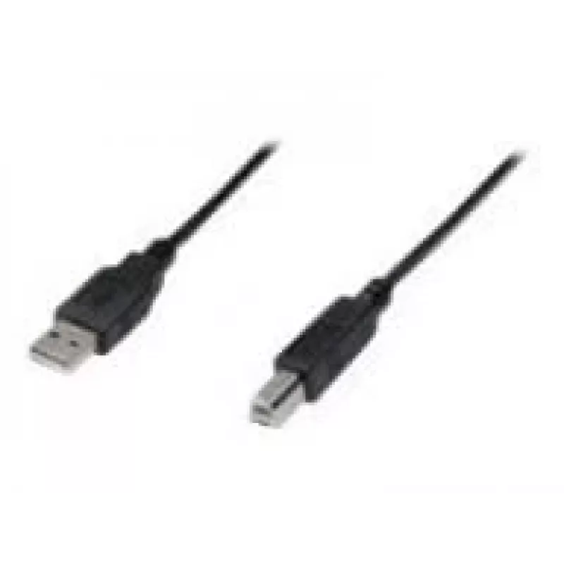 Digitus ASSMANN - cavo USB - USB Type-A, 4 poli (M) - USB Type-B, 4 poli (M) - 50 cm (USB/USB 2.0) - nero (AK-300105-005-S)