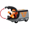 Treno passeggeri BRIO 63604700 arancione-nero, set treno giocattolo in legno, compatibile con binari BRIO