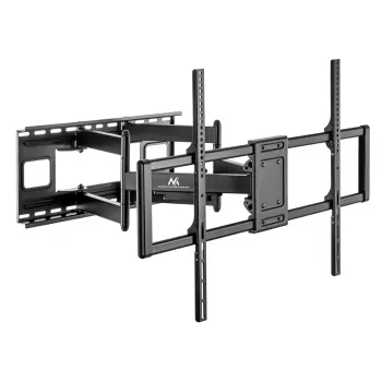 Supporto da parete per TV Maclean MC-482 per TV piatti e curvi da 60-120 pollici fino a max. 120 kg, VESA 900x600, orientabile, inclinabile e girevole, supporto TV universale