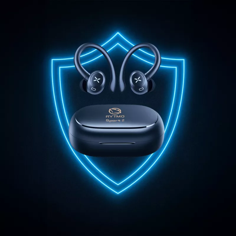 Auricolari sportivi wireless MANTA Rytmo Sport 2 MATWS012BK — True Wireless, in-ear, nero