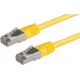 Cavo patch ROLINE S/FTP (PiMF) Cat.6 giallo 10,0 m