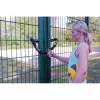 ABUS Touch 57/45 lucchetto biometrico 62575, sensore di impronte digitali, 45 mm, IP66/IP68, resistente alle intemperie, argento