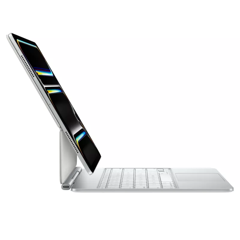 Tastiera Apple Magic per iPad Pro 13 pollici M4 tedesca bianca QWERTZ trackpad
