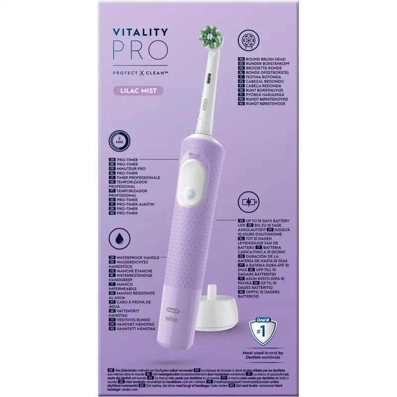 Oral-B Vitality Pro spazzolino elettrico viola 1 spazzolino