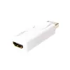 Adattatore di genere LogiLink CV0100 DisplayPort a HDMI bianco