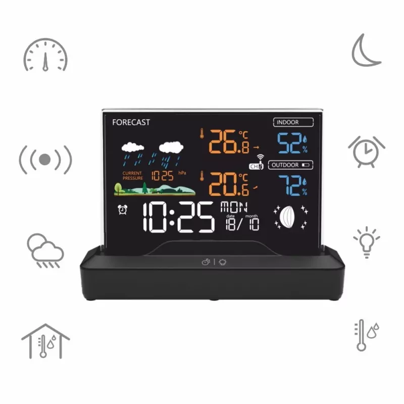 Cuffie over-ear con filo MANTA MTO100B Windy nero — isolamento acustico, connessione via cavo