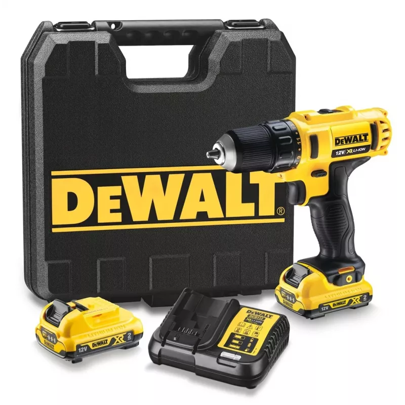 DeWALT DCD avvitatore trapano a batteria senza chiave 10,8V Li-Ion, spina europea