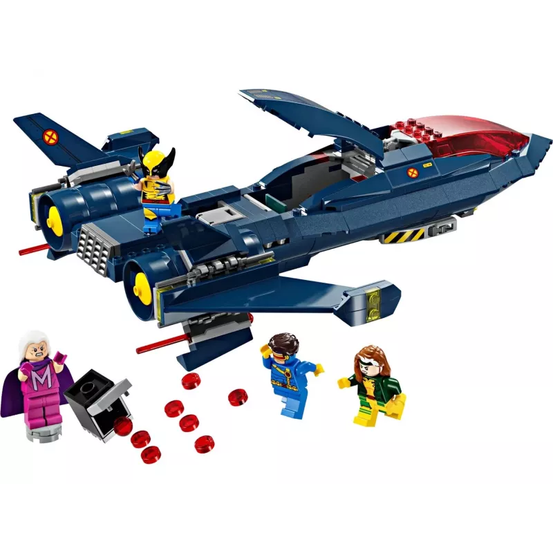 Giocattolo da costruzione LEGO Marvel Super Heroes X-Jet 76281 con 5 minifigure