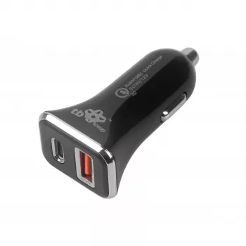 Caricabatterie universale da auto USB a+c Qc Tb ASTBXLU2USBACQC
